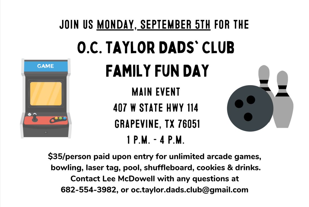 No plans on Labor Day?!?! Bring your Tigers to Main Event and let’s have some fun!