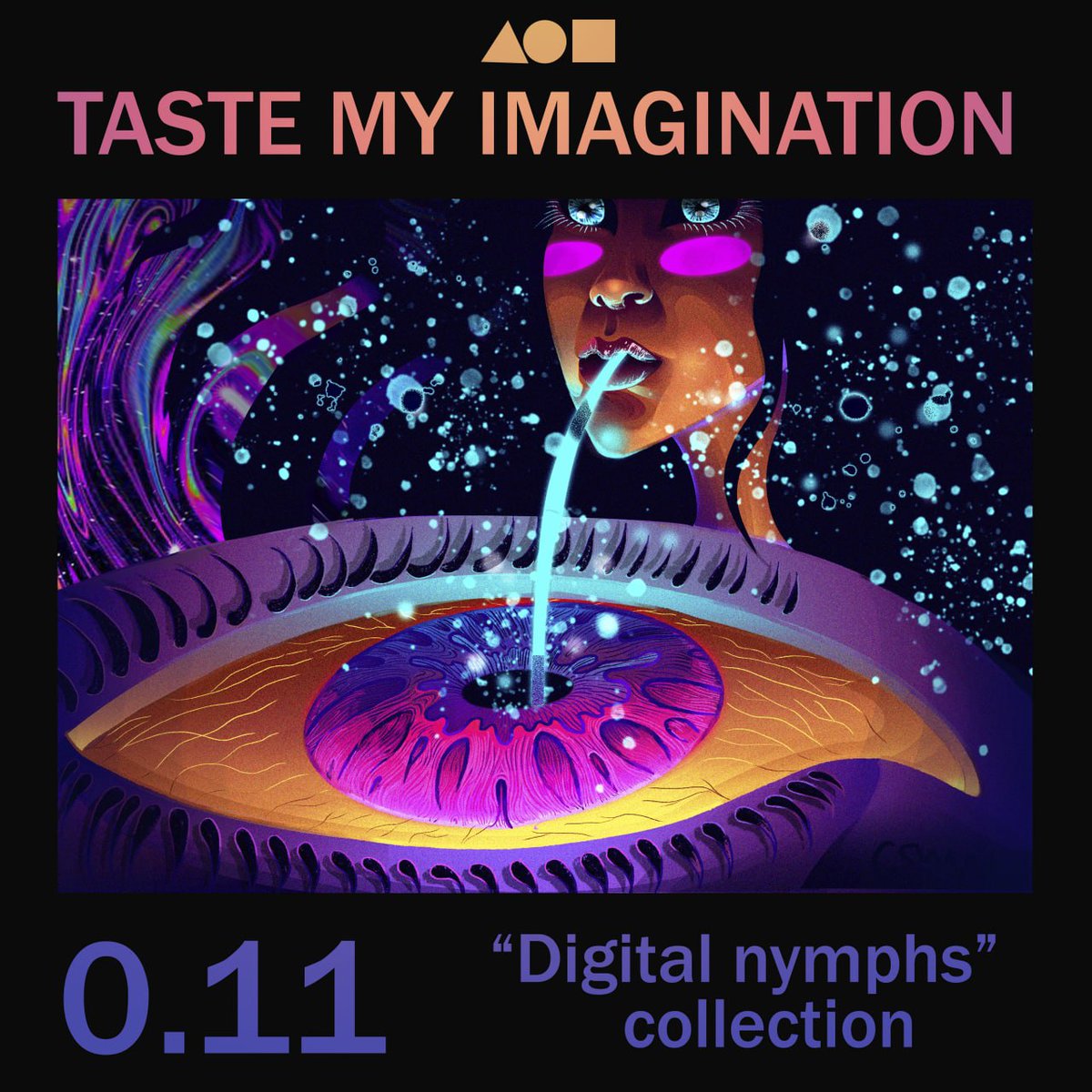 Marearwen's tweet photo. New drop on Fnd
#taste_my_imagination
0.11eth
Imagine what I think at the moment of creation.
I was inspired to create the lids on cups with lemonade.They are bulging with a hole in the middle and I thought: "They look like pupils."
#digital_nymphs #fnd #NFT #nftart #nftfam #ETH https://t.co/0a5VOCd9Uz