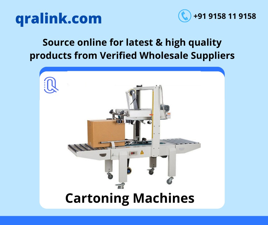 qralink's tweet image. Source online for latest & high quality products from Verified Wholesale Suppliers
#CartoningMachine #cartoningpackaging #boxpackingmachine #corrugatedboxmachine
#qralink #b2b #printing #packaging #Wholesale #Suppliers #packing #Customized #marketplace #Product #business #online