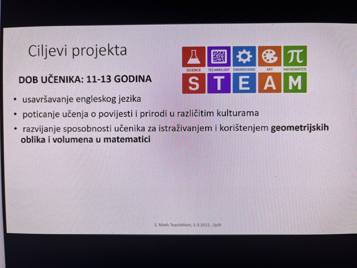 AnitaSimac74's tweet photo. #MathTeachMeet2022
međužupanijski stručni skup za učitelje i nastavnike matematike 🤩 Slijedi drugi #TeachMeet blok. Pratite nas i dalje 📢🧮Od 14:00 ⏱
@ACzwykM Putujemo s matematikom 🧳 ✈️ https://t.co/etRbF8mYY3