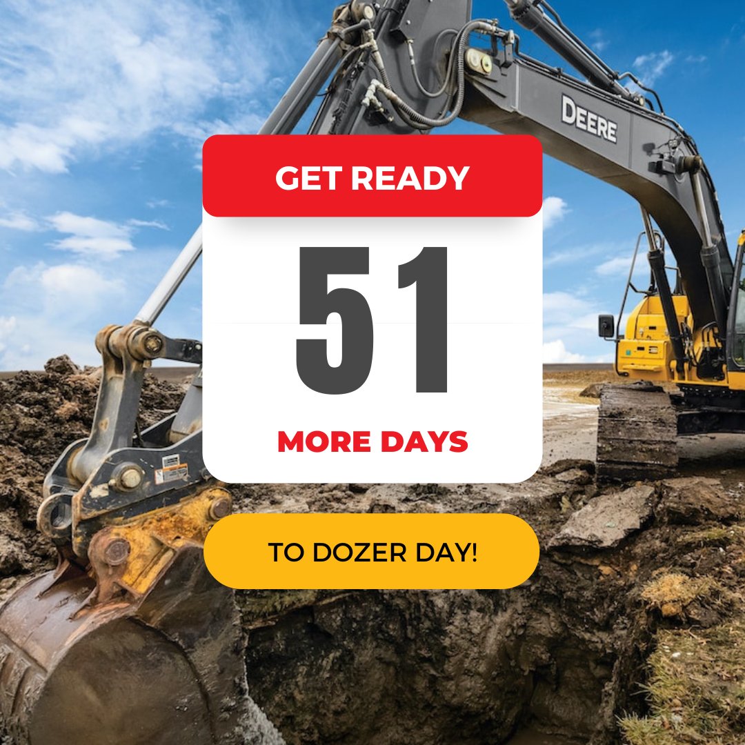 DozerDay_KC's tweet photo. 📅THE COUNTDOWN IS ON!📅51 days until @NUCA_KC brings KC the greatest day in the dirt! This event is to help Operation Breakthrough make a bigger impact in our community. Mark your calendars! #DozerDay #WhereKidsDrive #NNUCAKansasCity #OperationBreakthrough #FallFun https://t.co/mK6hJXJrgp