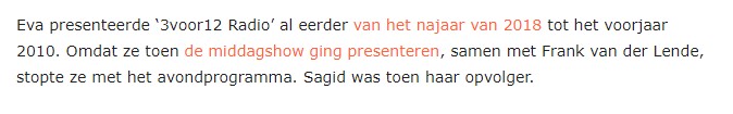 Annette11091968's tweet photo. @radiofreak Ze presenteerde het programma van najaar 2018 tot voorjaar 2010? https://t.co/bQgjwzJrFm