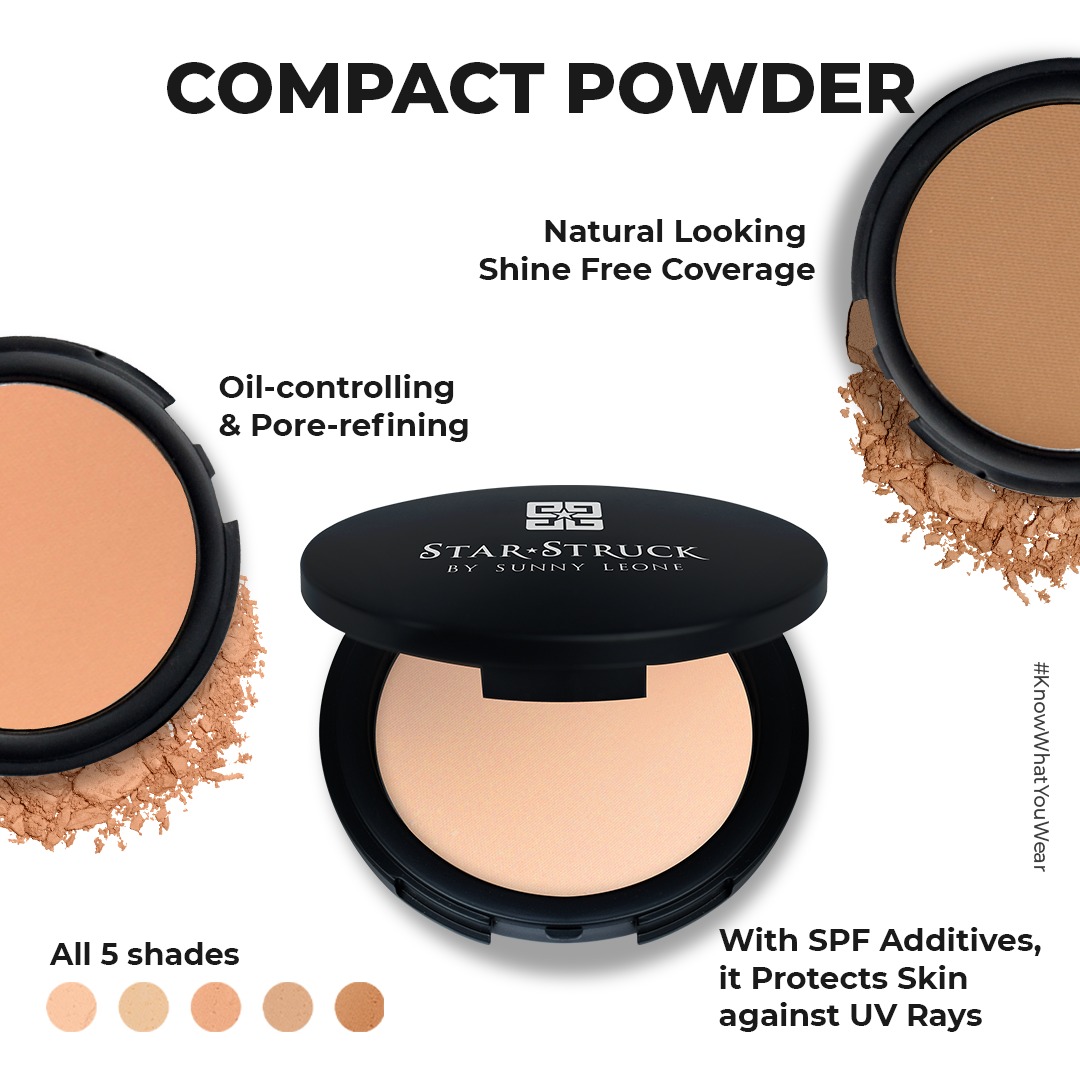 StarStruckbySL's tweet photo. Get Instant Fresh Look!
Pick your shade online on https://t.co/eYLriNe9PL
.
#SunnyLeone #CompactPowders #NewArrivals #JustLaunched #KnowWhatYouWear #cosmetics https://t.co/4Oe6cf3aO2