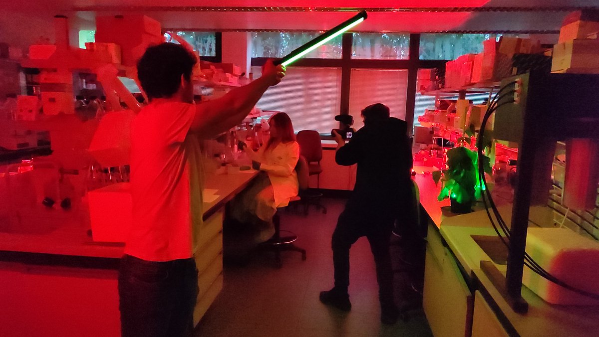 Instituto de Agrobiotecnología - CSIC (@idab_csic) on Twitter photo El equipo NBG4 High School Team <a href="/Navarra_BG/">Navarra_BG</a> continua su formación investigadora promocionando su proyecto #BioGalaxy de cara a la competición iGEM. Para ello grabó recientemente en nuestras instalaciones <a href="/IdAB_CSIC/">Instituto de Agrobiotecnología - CSIC</a> un vídeo promocional realizado por Estudios Kentaro. El equipo NBG4 High School Team <a href="/Navarra_BG/">Navarra_BG</a> continua su formación investigadora promocionando su proyecto #BioGalaxy de cara a la competición iGEM. Para ello grabó recientemente en nuestras instalaciones <a href="/IdAB_CSIC/">Instituto de Agrobiotecnología - CSIC</a> un vídeo promocional realizado por Estudios Kentaro.