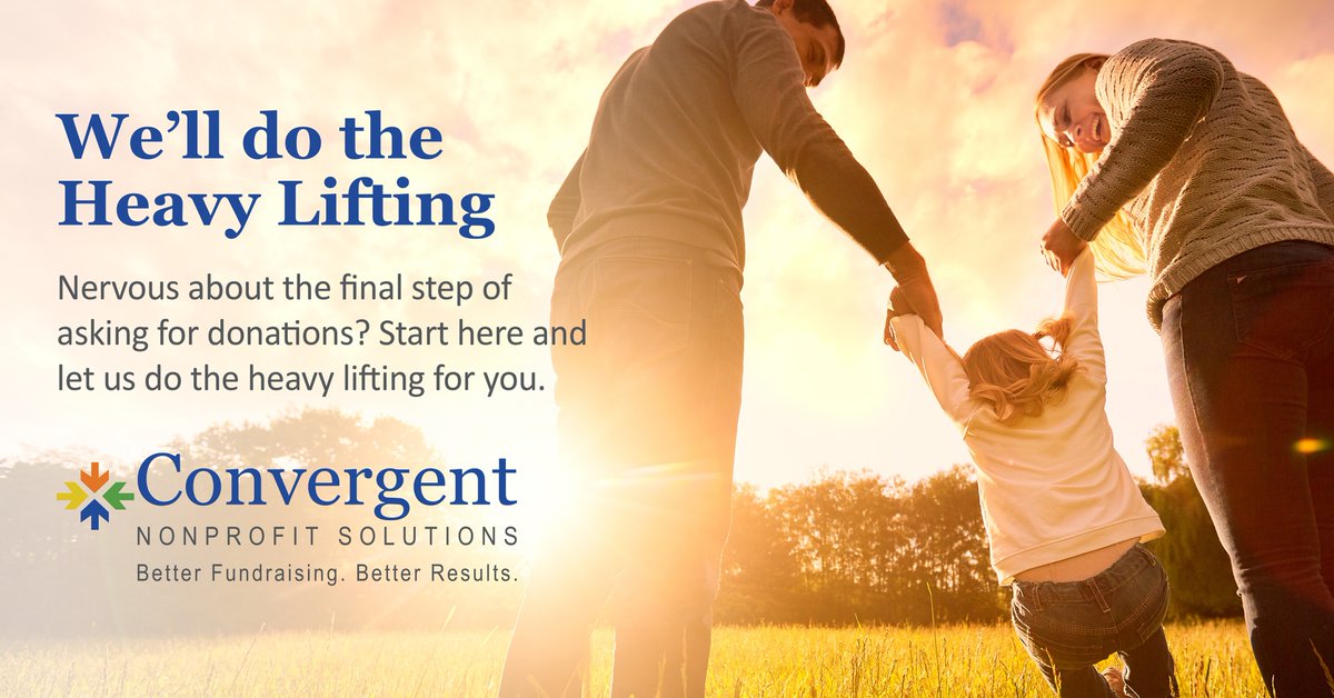 FundingResults's tweet photo. We call them "investors" not donors, and we secure the investments in your mission for the long term. Contact Convergent for your capital campaign needs today: https://t.co/BMcSzZNhoj
#fundraising #capitalcampaign #nonprofit https://t.co/zDlbPsabiC