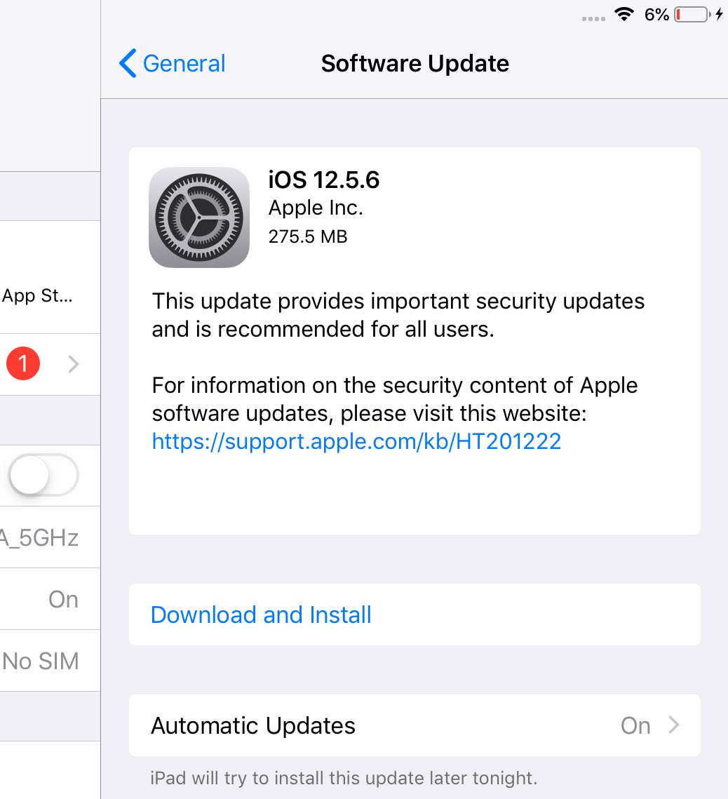 Gautam_Thapar's tweet photo. After almost 9 years, my Apple iPad Air is still getting updates ๐ #Apple https://t.co/B4HlH4j3KD
