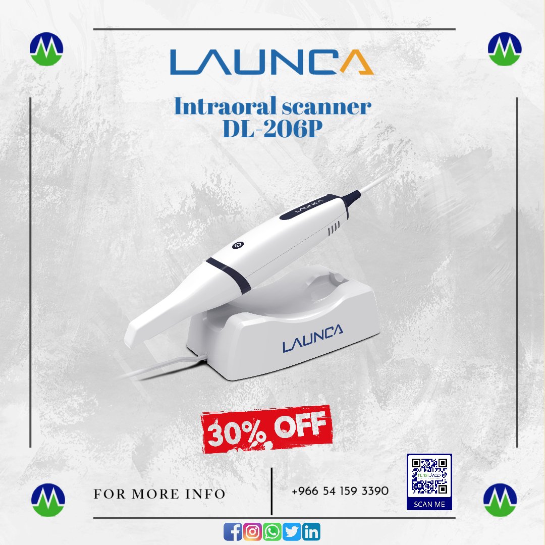 FlashmedSaudi's tweet image. Launca intraoral scanner 🔥Hot Sales Offer🔥 for both models (cart &amp;amp;portable)
#flashmed
#intraoralscanner
#Launca