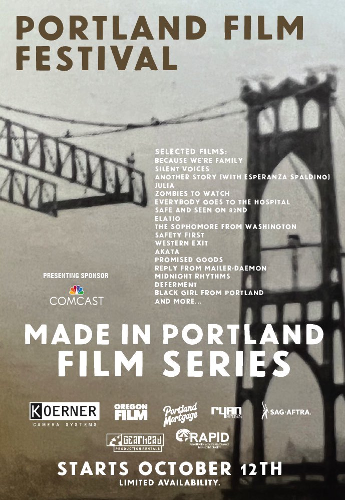 Made in Portland Film Series starts October 12th. More info at portlandfilm.org #Portland #pdx #film