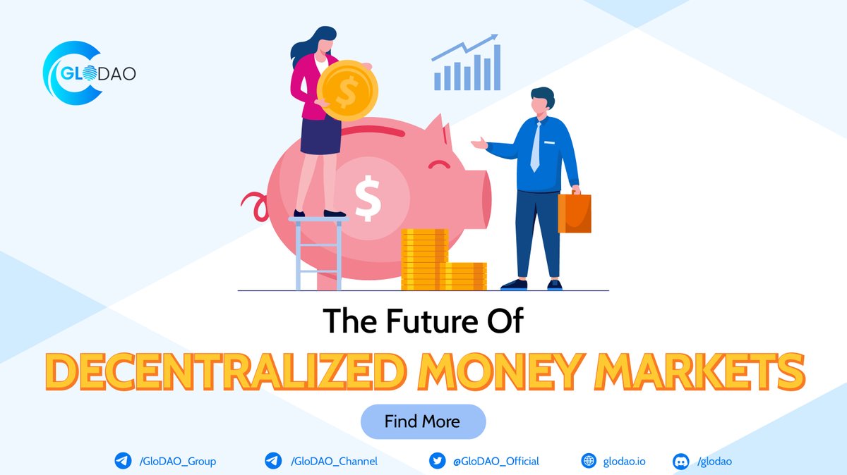 GloDAO_Official's tweet photo. What is the future of decentralized money markets? Learn the answer here 👉 https://t.co/M8q7Q6k4TW

#glodao #defi #dao #blockchain https://t.co/2CwebsVzw2