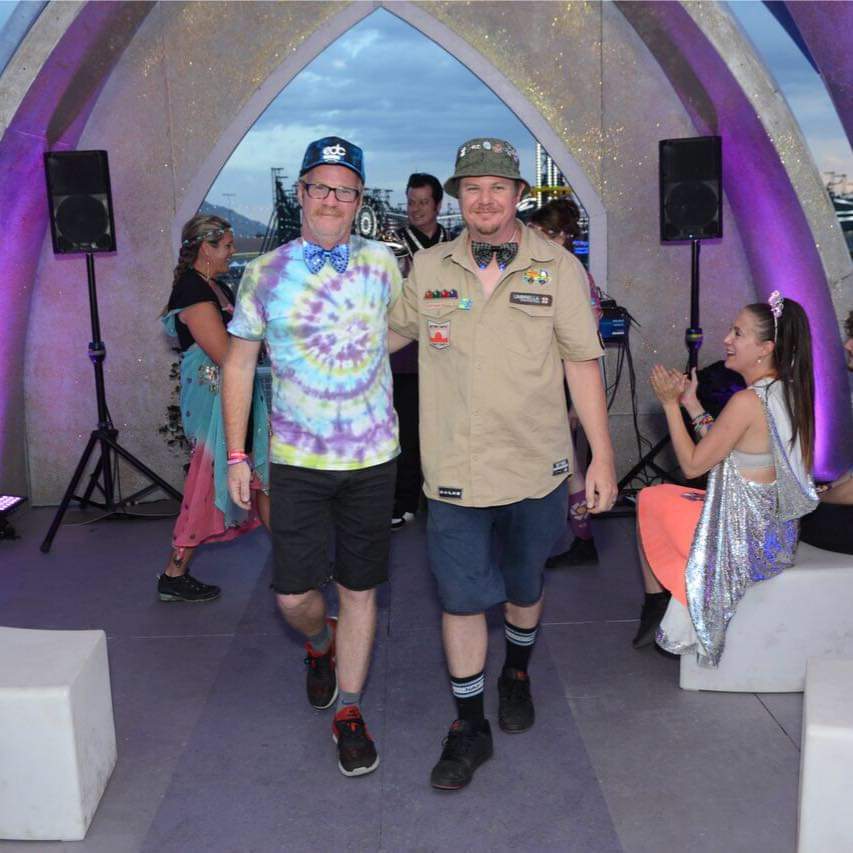 NateGBear's tweet photo. @EDC_LasVegas I got married to my husband in 2018! We are planing on going back next year for our 5 year anniversary!! https://t.co/LLBgU9E3wW