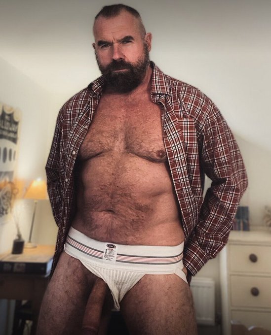 Checkout my buddy MAC at https://t.co/Y4ifyhZ8oB  --  #hairybear #jockstrap #gaydaddy #gaybear #hairyman