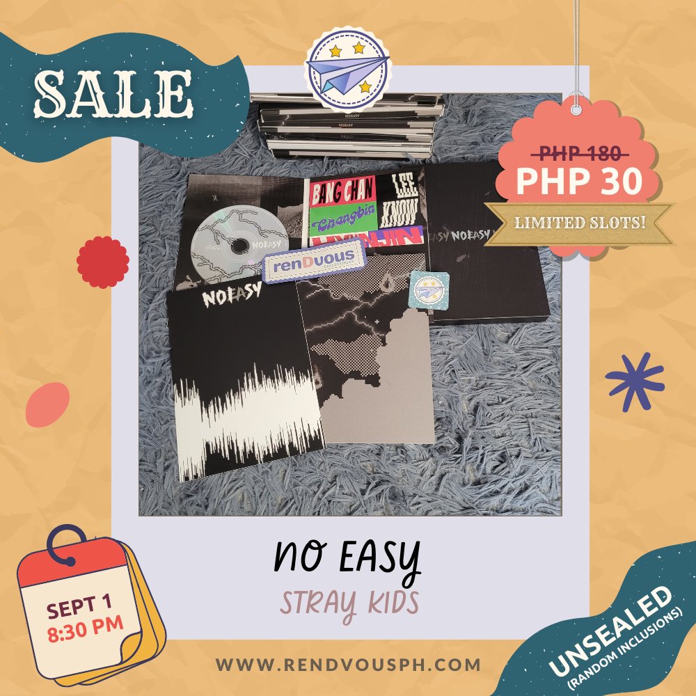 renDvousPH's tweet photo. 🔽NOW ON SALE!🥳

WTS | LFB 🇵🇭
✨ONHAND
✨starts at Php 30.00
✨limited slots only, get yours now!
✨https://t.co/rHzFg2UJMO

🚚SCO / GGX / LBC
💶gcash / bank transfer

🏷 opened unsealed album stray kids skz https://t.co/Kzj7TNIj2S