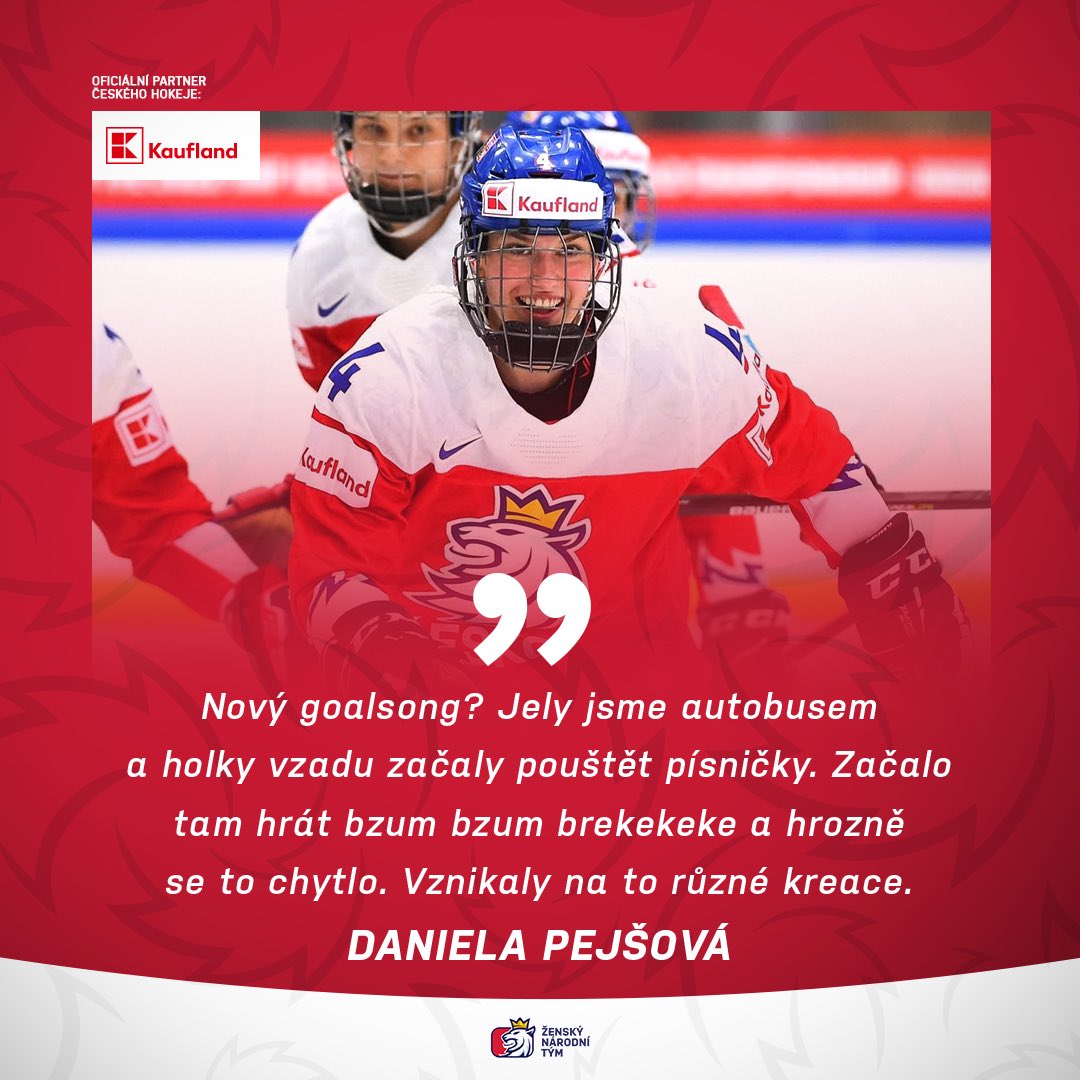 Čekání na dnešní čtvrtfinále si můžete zkrátit rozhovorem s <a href="/DanielaPejsova/">Daniela Pejšová</a>🤩

👉hokej.cz/pejsova-o-ms-m…