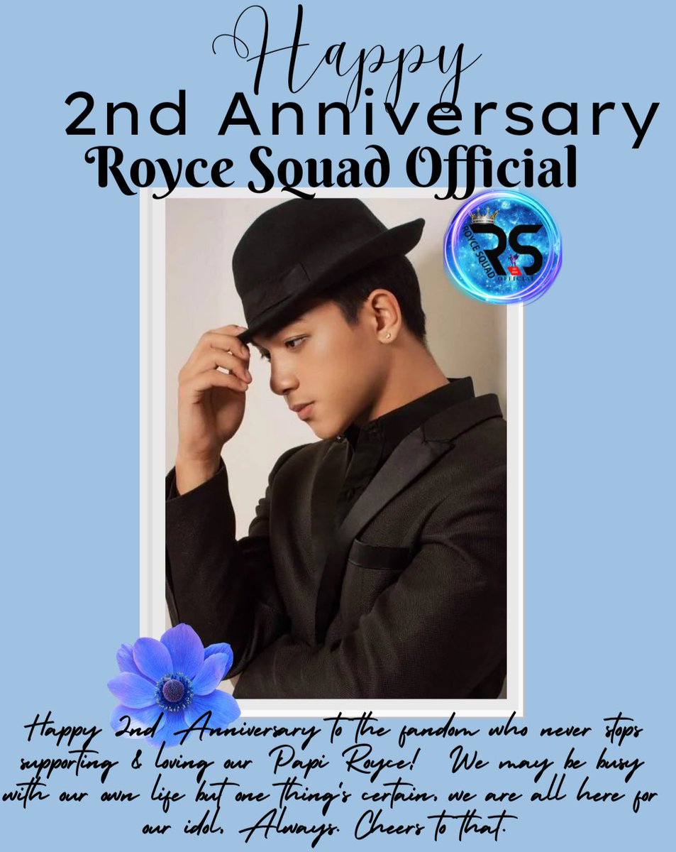 royce_squad's tweet photo. Happy 2nd Anniversary to the fandom who never stops supporting &amp; loving our Papi Royce!  We may be busy with our own life but one thing's certain, we are all here for our idol, Always. Cheers to that. 

May we have many more anniversaries to come. LOVE YOU GUYS 🫰 https://t.co/9UtJ7iLufw