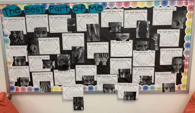 RForgotch's tweet photo. We’ve had a great first week together! Our first board is complete, and my heart is full! This is always one of my favorite ways to begin the year and celebrate my students’ uniqueness! https://t.co/i5alFni3Ip