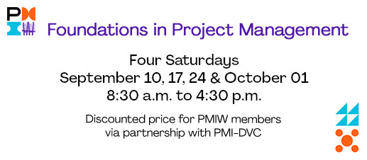 Register today for Foundations in Project Management
pmiwestchester.org/node/910