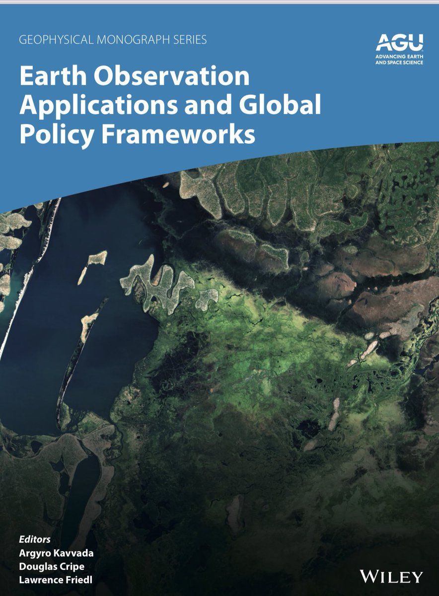 Dr. Argyro Kavvada (@argie_kavvada) on Twitter photo 🚨Hot off the press!!!🚨
Our new <a href="/theAGU/">AGU (American Geophysical Union)</a> book “Earth Observations and Global Policy Frameworks” is published!👇👇👇
wiley.com/en-us/Earth+Ob…
Super proud to have led this effort, working closely with 30+ interagency & international colleagues!
#eochat #ClimateAction #SDGs #DRR 🚨Hot off the press!!!🚨
Our new <a href="/theAGU/">AGU (American Geophysical Union)</a> book “Earth Observations and Global Policy Frameworks” is published!👇👇👇
wiley.com/en-us/Earth+Ob…
Super proud to have led this effort, working closely with 30+ interagency & international colleagues!
#eochat #ClimateAction #SDGs #DRR