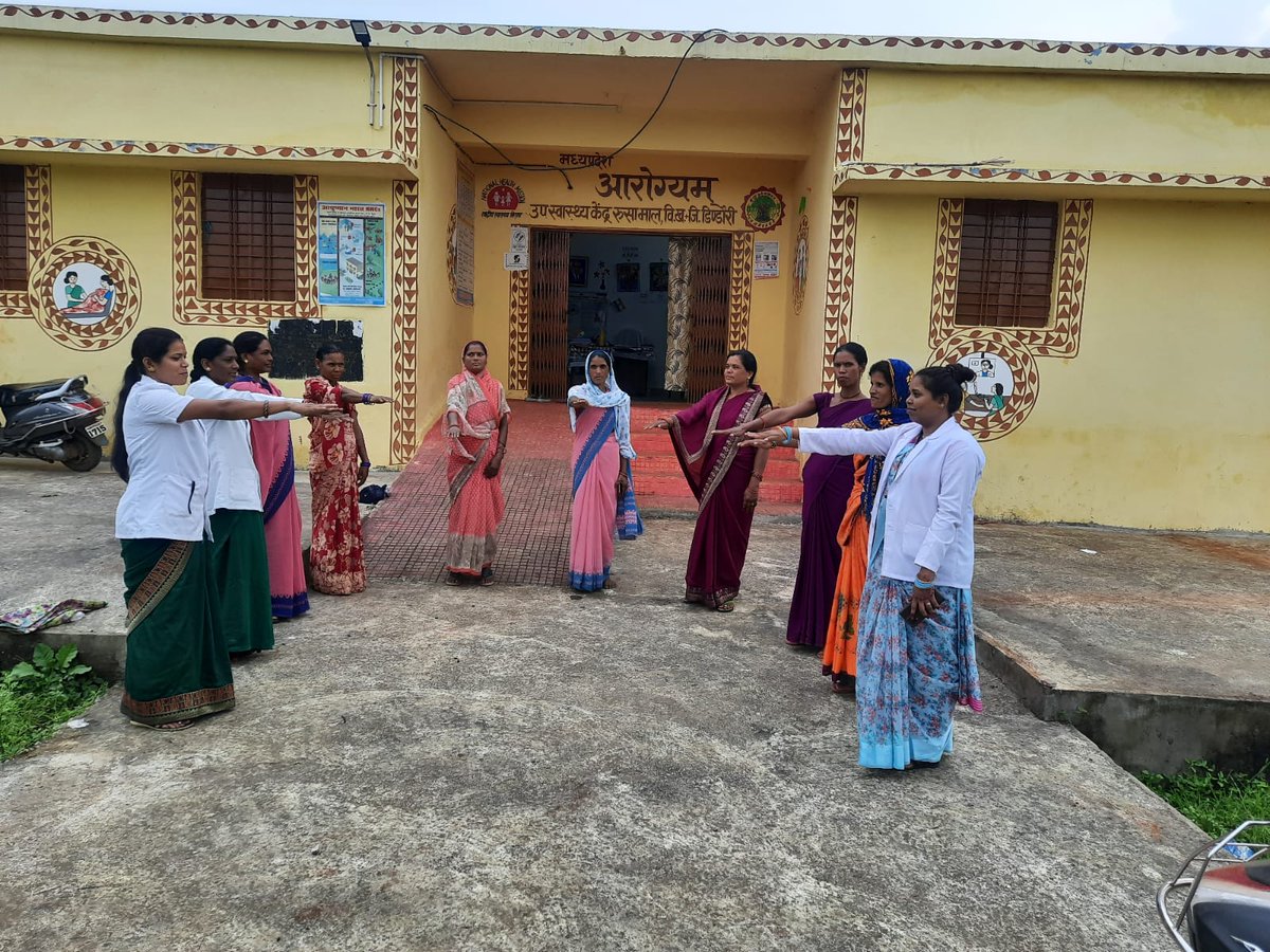 HwcModel's tweet photo. In the chain of celebration of #nutritionweek2022 at the Health and Wellness Centres #MadhyaPradesh #supportinghealth #wellnessactivity #tatatrusts #cini #mphealth https://t.co/MmVSJ61QQ5