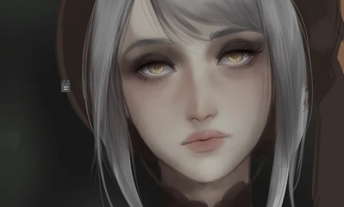 really unhappy with my art lately so I'm bouncing between WIPs 
