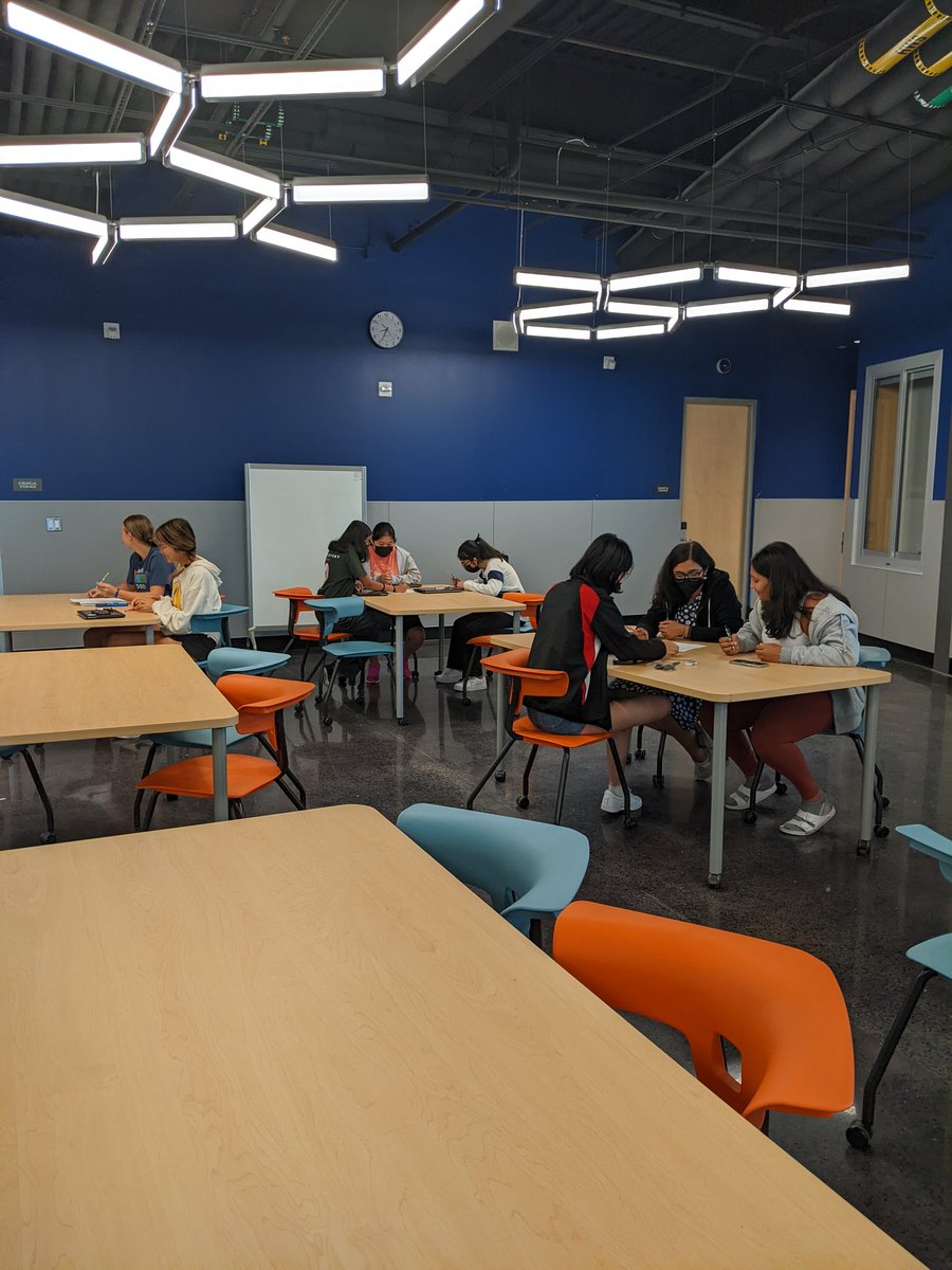 Staring down the thickness of aluminum foil. <a href="/UpperMerionSD/">Upper Merion Area School District</a> #APChemistry #learningstairs #moleculesintheceiling