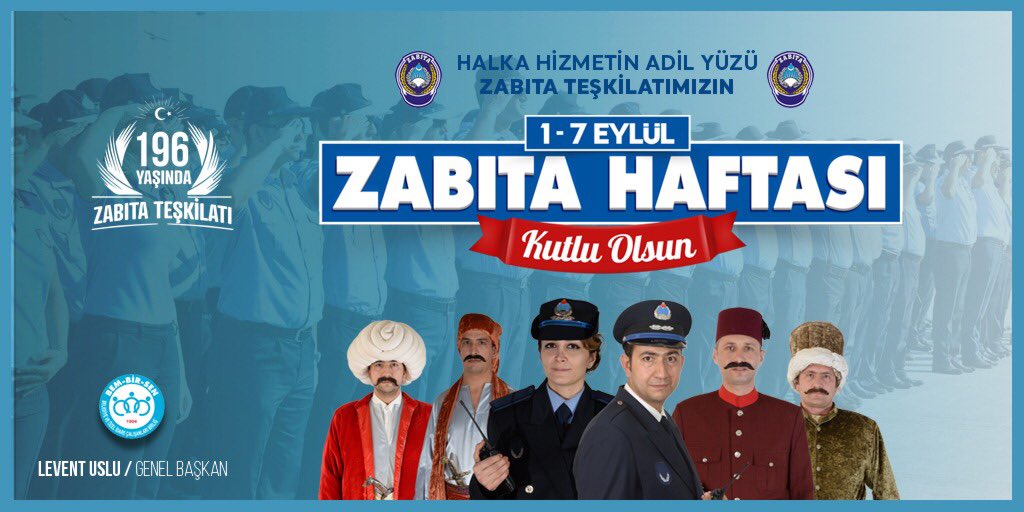 Zabıta Teşkilatlarımızın kuruluşunun 196.Yılını ve #Zabıta Haftasını kutluyorum.

Kamunun topluma yansıyan yüzü ve şehir huzurunun daimi koruyucuları, sağlığımız ve güvenliğimiz için 7/24 görev başında olan Zabıta Memurlarımıza şükranlarımı sunuyorum.

#ZabıtayaSaygıEmeğeSaygı