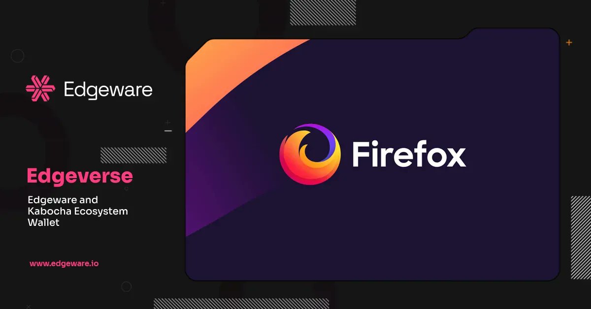 EdgewareDAO's tweet photo. 🎉Edgeverse wallet is now available on @mozillafirefox.
Developed by @Bharathcoorg7 from @finn_exchange.
🦊Firefox users!! check it out now👇
https://t.co/5U9mI9ptRa https://t.co/KmBHEBzYBl