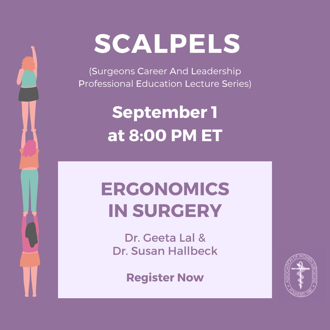 Happy September! Don't forget to join us tonight, September 1 at 8pm ET, for the first SCALPELS Summer Seminar Series focused on Surgical Economics. 

Register Now: bit.ly/3RhPbrX