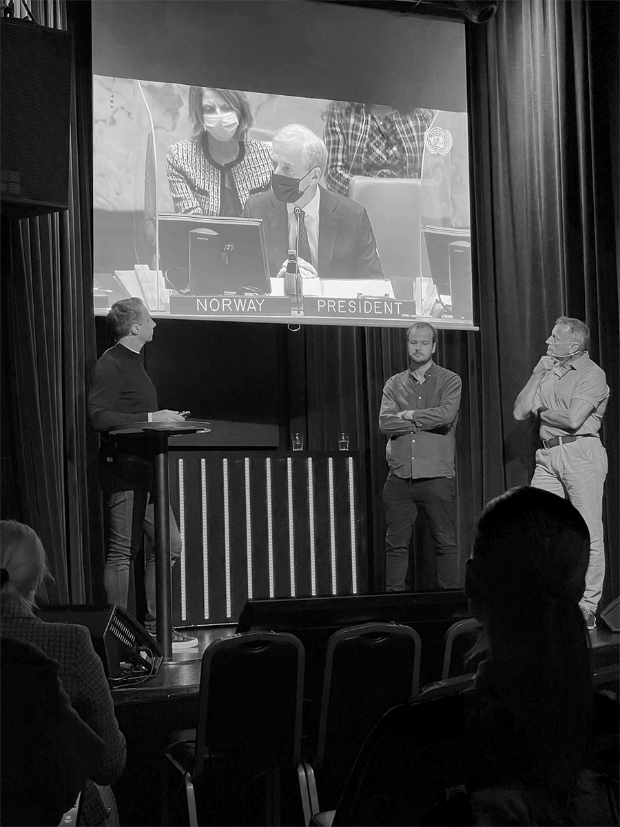 Gave our XR presentation at Latter today and it went swimmingly! Yes, that is a video of the prime minister presenting our project to the UN Security Council.