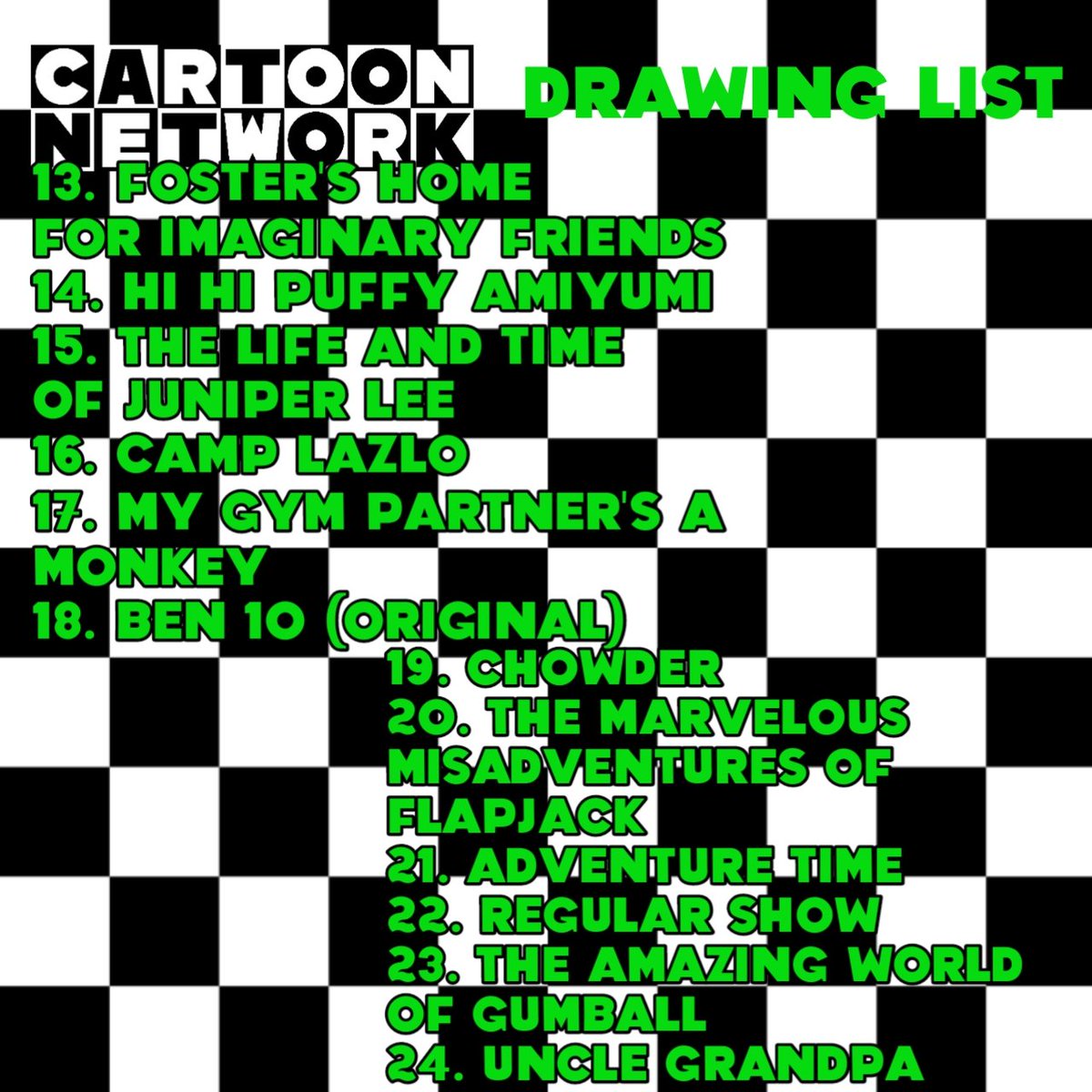SuperArtyToad's tweet photo. I'm making CN drawings for their 30th anniversary. https://t.co/9EXAVA1MMs