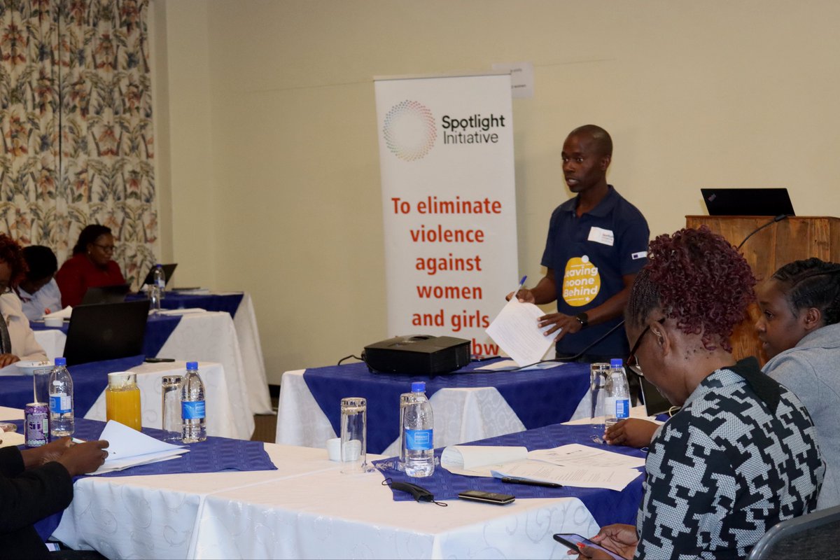unwomenzw's tweet photo. UN Women in 🇿🇼 strengthened the capacity of 33 women rights groups, CSOs &amp; CBOs in EVAW data collection &amp; analysis. The training aimed at increasing dialogue between producers &amp; users of data to inform EVAW advocacy &amp; programmes.
@SAYWHATOrg 
@MinofWomenZim
@KatsweSistahood https://t.co/x6jkm6MGcJ