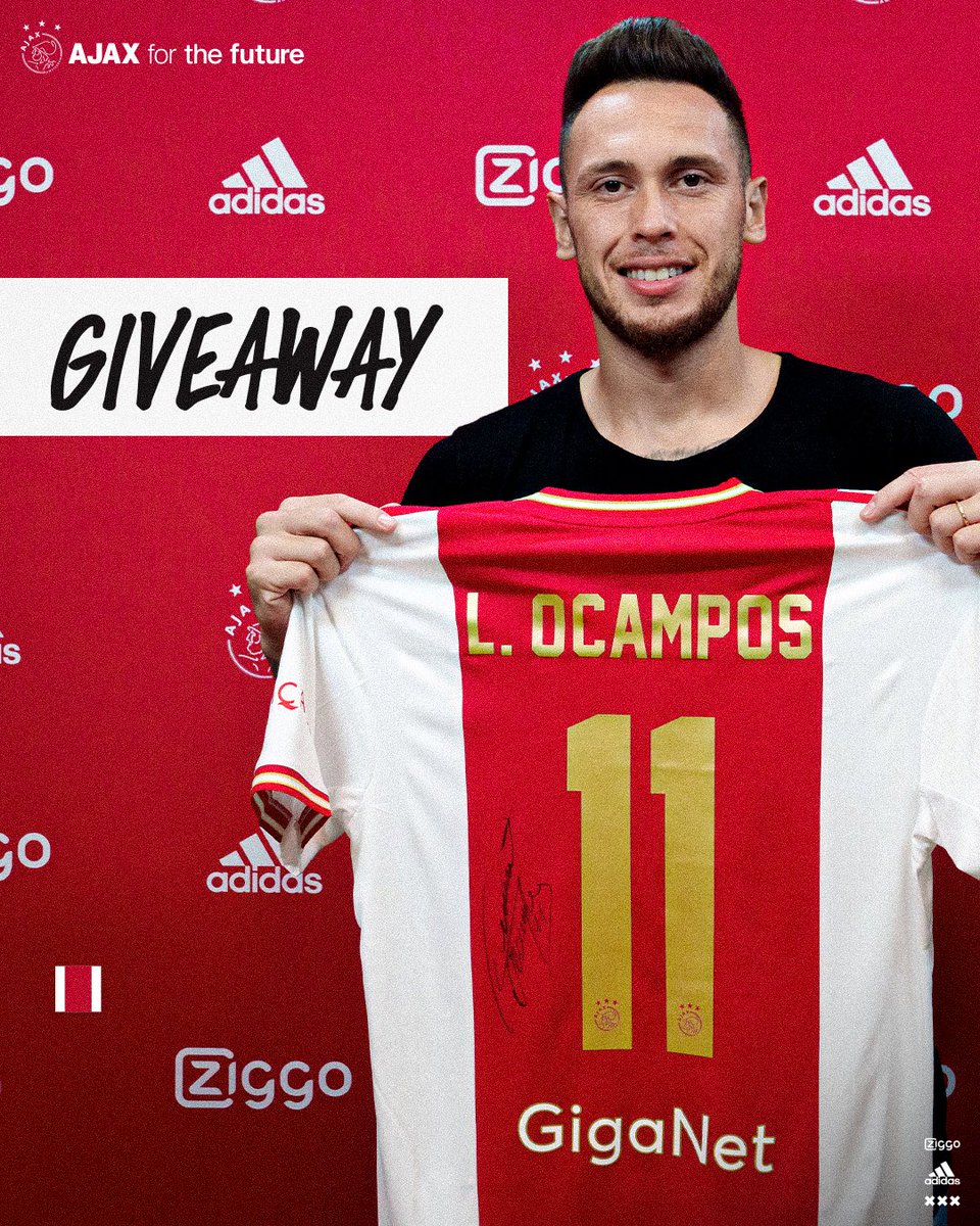 𝙇𝙪𝙘𝙖𝙨 𝙊𝙘𝙖𝙢𝙥𝙤𝙨 𝙂𝙞𝙫𝙚𝙖𝙬𝙖𝙮 🚨 ➥ Follow @afcajax & @Locampos15 ➥ Like & RT this tweet