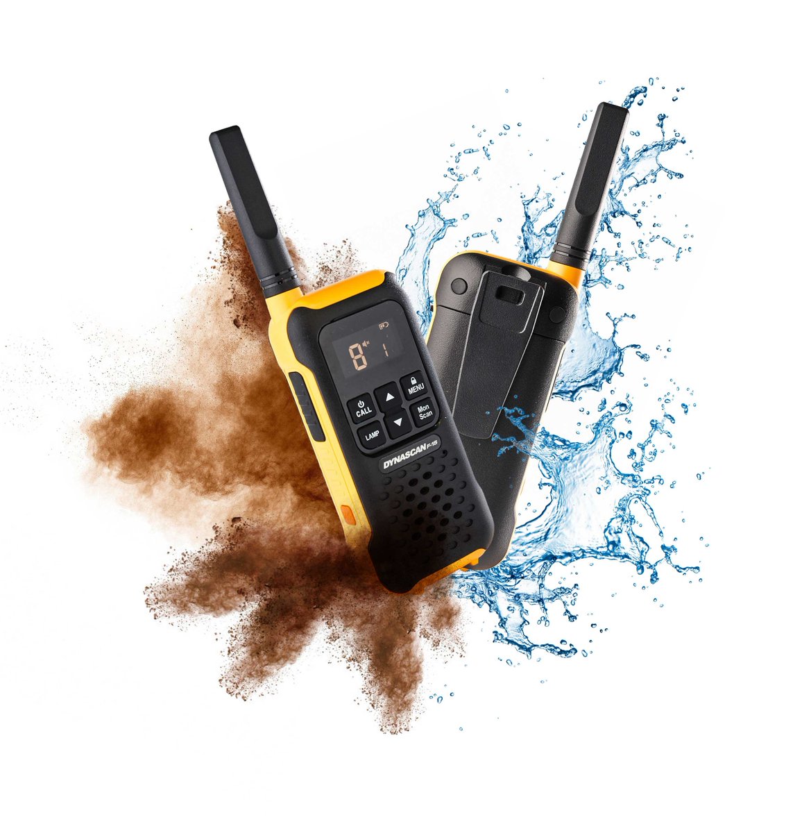 New waterpoof walkies Dynascan F-15 
#pmr446 #radiocommunication #2wayradio #dynascan