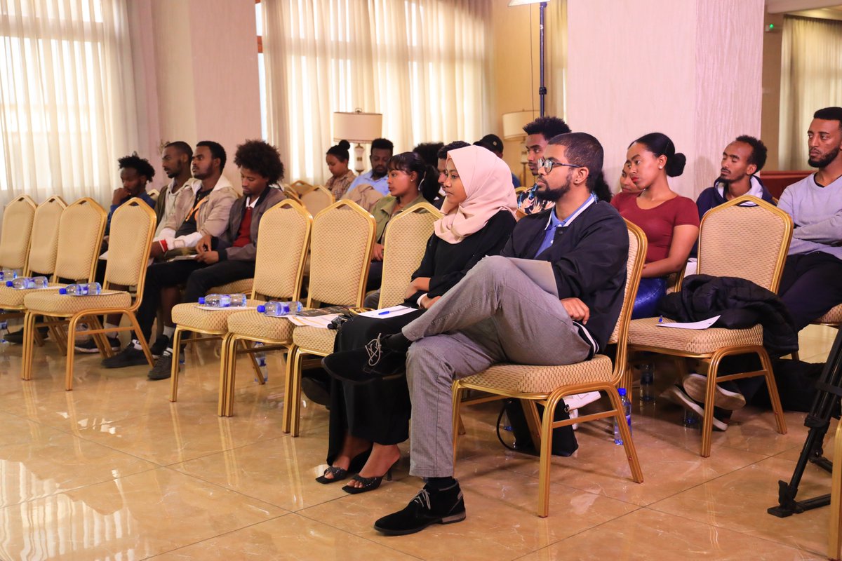ArifNegari's tweet photo. Arif Negari's 4th round panel discussion and closing event have started at Sapphire Addis Hotel.
Briefing about the project is given by Arif Negari's Project Manager Tewedage Sileshi.
#ArifNegari #paneldiscussion #medialiteracy https://t.co/5nizAAh6tg