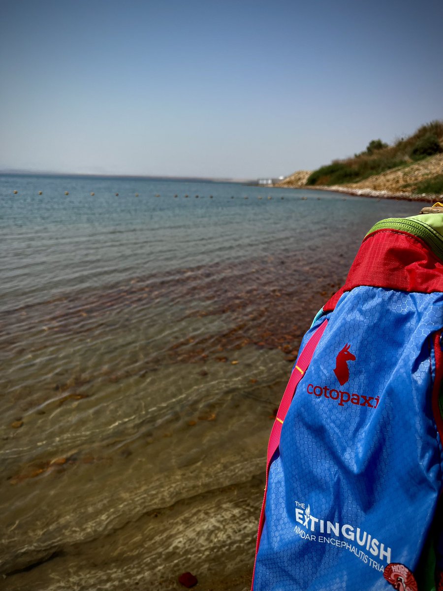 kyleblackburnmd's tweet image. Spent the past few days in Jordan at the Dead Sea and Wadi Rum, and brought some #AEAwareness with me! @extinguishtrial #AutoimmuneEncephalitis #NMDA