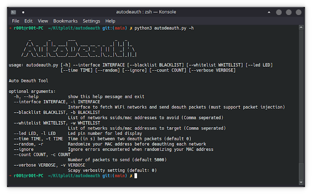 AcooEdi's tweet photo. Autodeauth - A Tool Built To Automatically Deauth Local Networks https://t.co/HTPlIQ6Z8g #Autodeauth #Deauth #DeauthenticationAttack #Networking via KitPloit https://t.co/74LVHTDjA0