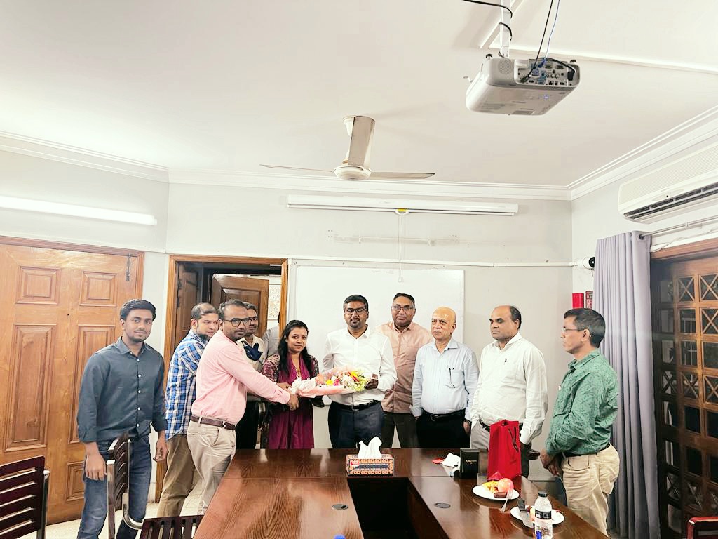 NRP_BD's tweet photo. NRP PCMT has arranged a farewell party  of Programme Result Officer, @Saidul86 @NRP_BD @UNDP_BD.  It's always a previlage of PCMT NRP to your leadership. Wish you all the best for your future endeavour. https://t.co/zUc3u4Al5N