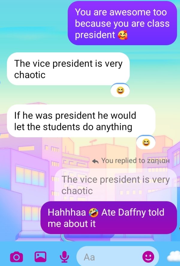 Dannnie28's tweet photo. Little Z being a class president is so cute 💖🥰. 

But this? This is way too funny hahahahhaha 🤣 imagine a third grader would say this. https://t.co/9KQBAzPuoS