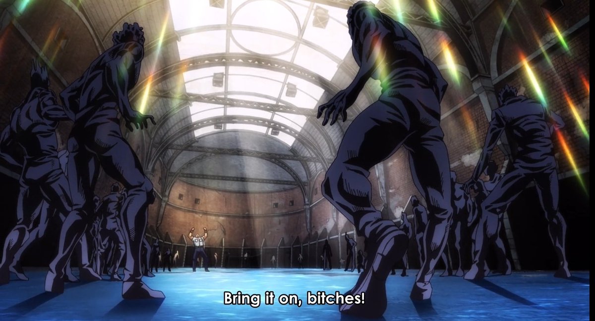 Saitamagoated's tweet photo. Easily one of the best fights in JoJo's Bizarre Adventure anime so far #stoneocean https://t.co/ghXun0kuZl