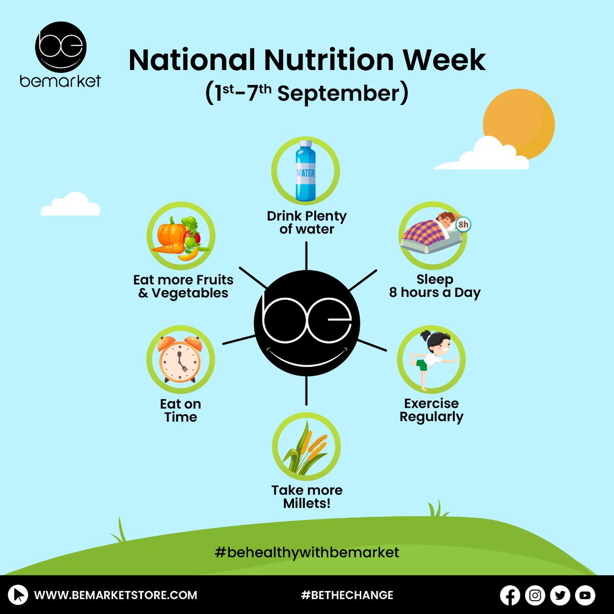 bemarket_store's tweet photo. Choosing healthier living is not an option but the solution.
Because it is very important for us to eat healthy and lead a life filled with nutritional benefits and other health aspects. https://t.co/hvhmAdx9h9