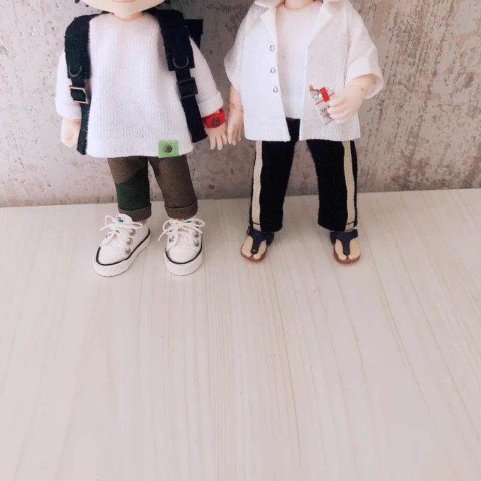 𝐧𝐞𝐰ichitopsᵃⁿᵈ    この間のイベントでギリギリお迎えできたお洋服たちシンプルなのにディテールにたくさんの拘りを感じるあおさんのも、光沢があって上品な素敵シルエットのるこさんシャツも最高〜ありがとうございました 