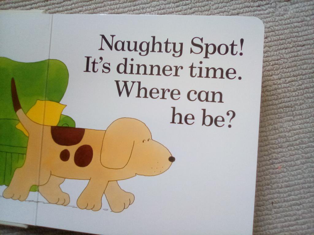 Interesting they’ve led with Spot’s naughtiness from the offset. 
Instead of being made in the image of dog.