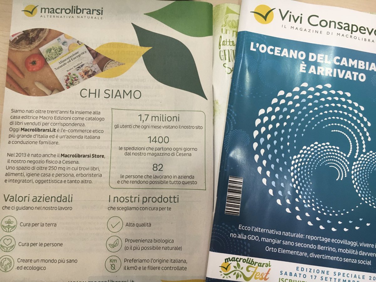 ChiczaItalia's tweet photo. Chicza su Vivi Consapevole 🗞️ Il magazine di  @Macrolibrarsi 💚
Link 🔛 https://t.co/rduWW48TNc 🌳
#chicza #viviconsapevole #macrolibrarsi #magazine #ecolbio https://t.co/4kU0OTyism