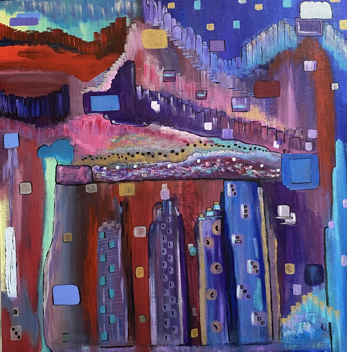 moehaofficial's tweet photo. ‘Complex Paradigms’ 
New one ripped 😀 acrylics. 20*20 cm canvas

#new #painting #abstractart #acrylicpainting https://t.co/Ftpsu025lS