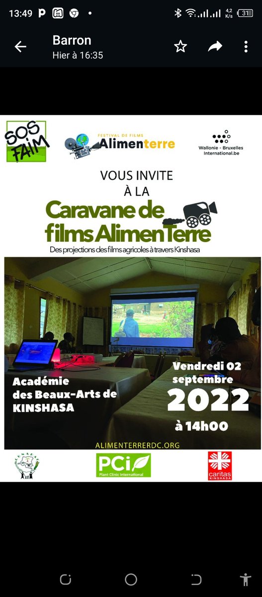 LynaMukwa's tweet photo. I am so excited to be part on it,#sosfaim,#caravane de film alimentaire. https://t.co/njRSnWg83w