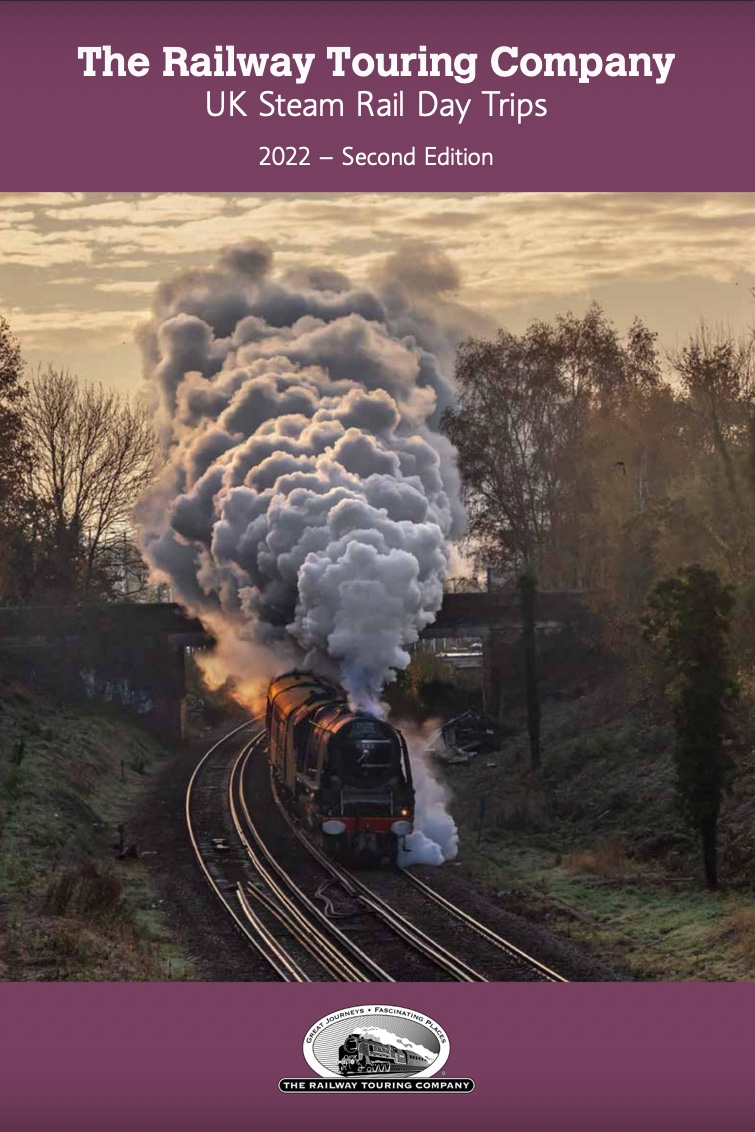 Our brand new UK Steam Rail Day Trips 2022 brochures are now available to view online! ✨ To view all of our different day trips that are available for the remainder of 2022, visit our website: bit.ly/33VicFw #ukrailways #railwaytouringcompany #railwaytouring