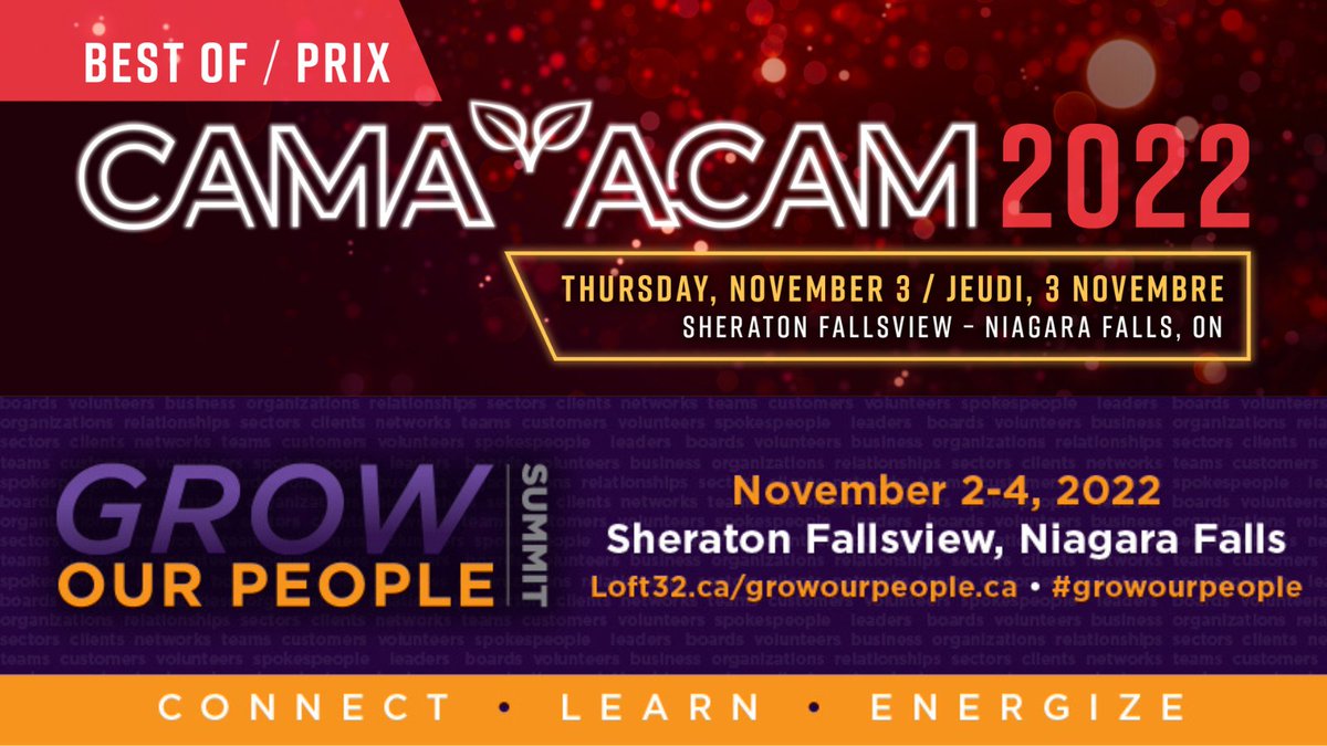 theloft32's tweet photo. We have partnered with @CAMA_ACAM to bring these two amazing event opportunities together! 

Register for #GrowYourPeople and be sure to add on your #BestOfCAMA tickets too! 

https://t.co/cjUEBthiKW https://t.co/no7HNwLw5X