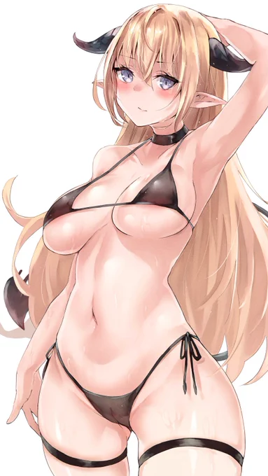 金髪ツノ 