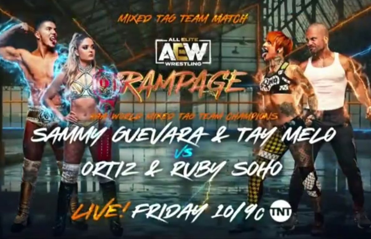 2nd match still non title match?
#allelitewrestling #aewwrestling #aew #aewdark #aewelevation #aewdarkelevation #aewrampage #aaamixedtagteamchampions #taymelo #taynaraconti #tayjay #tayconti #rubysoho #theriottsquad #rubyriott #ortizaew #innercircleaew #mixedtagteam #sammyguevara