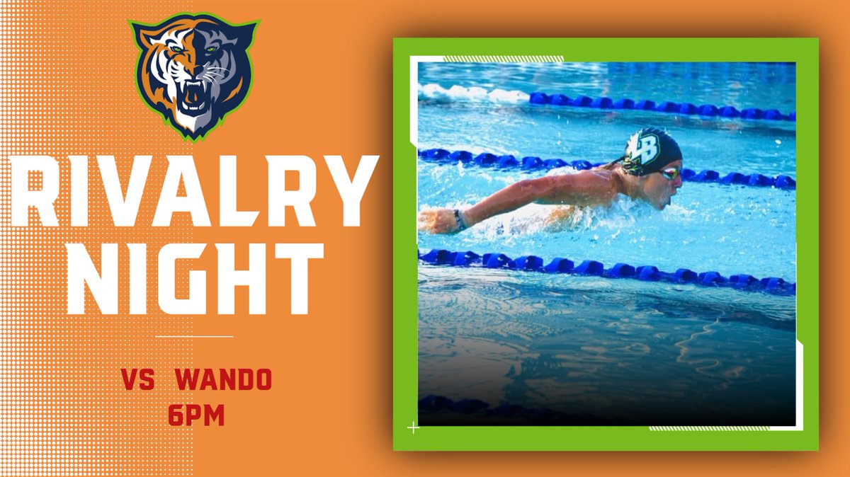 BeckhamSwim's tweet photo. Big night for the Bengal swimmers as they take on Wando at 6pm!! LETS GOOOOOOOO!!!! https://t.co/aem78NnJN0