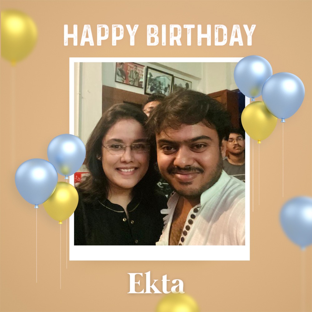 জন্মদিনের শুভেচ্ছা রইলো Ekta